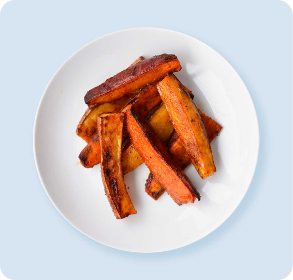 ROASTED SWEET POTATO WEDGES